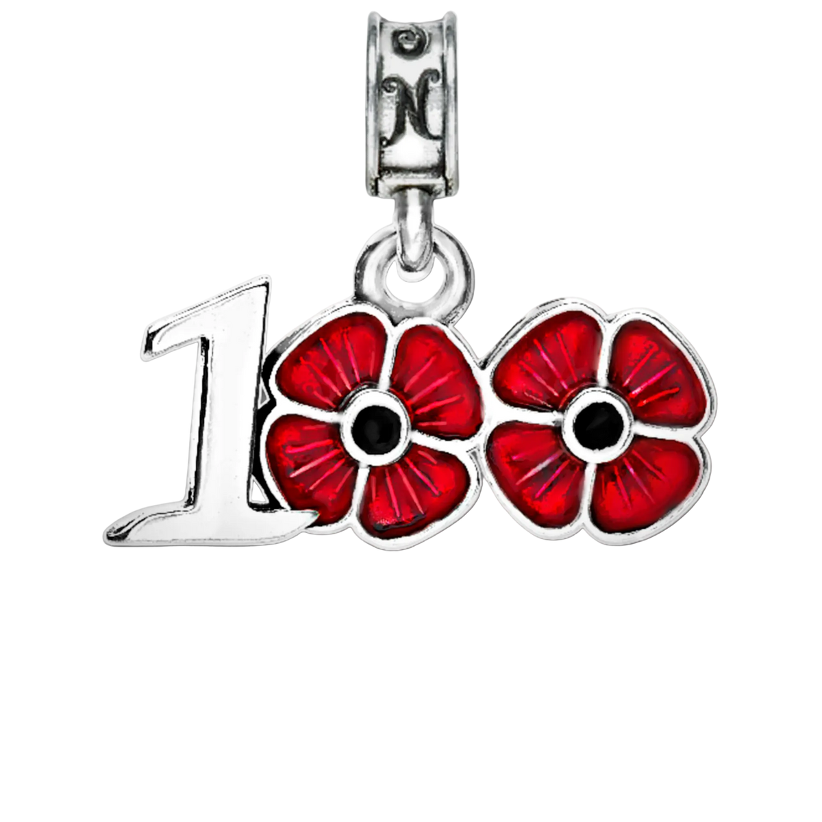100th Anniversary American Legion Poppy Charm