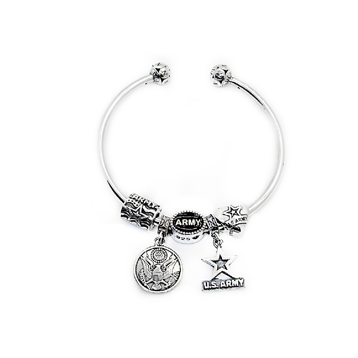 Army Beaded Charm