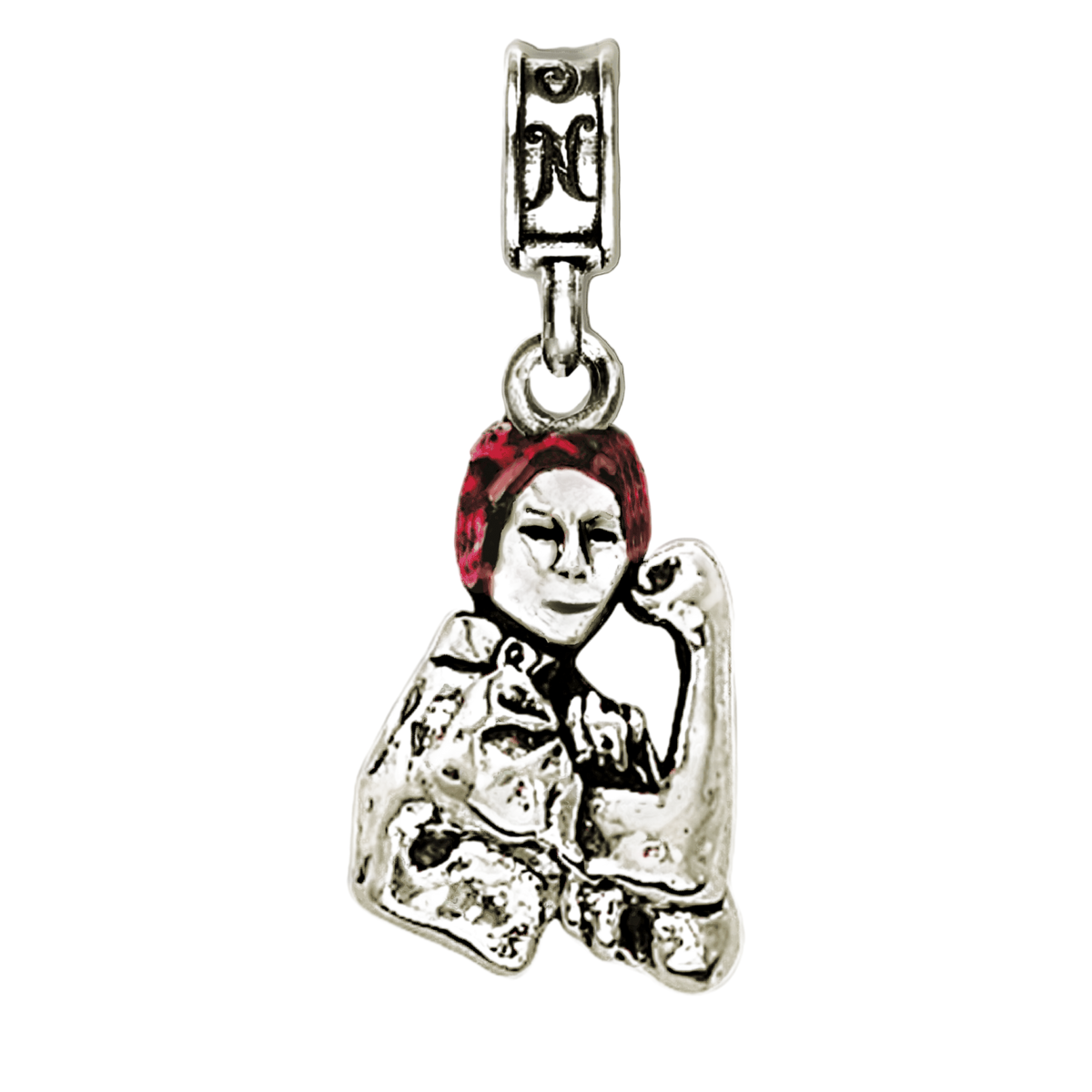 Rosie - We Can Rosie the Riveter Charm