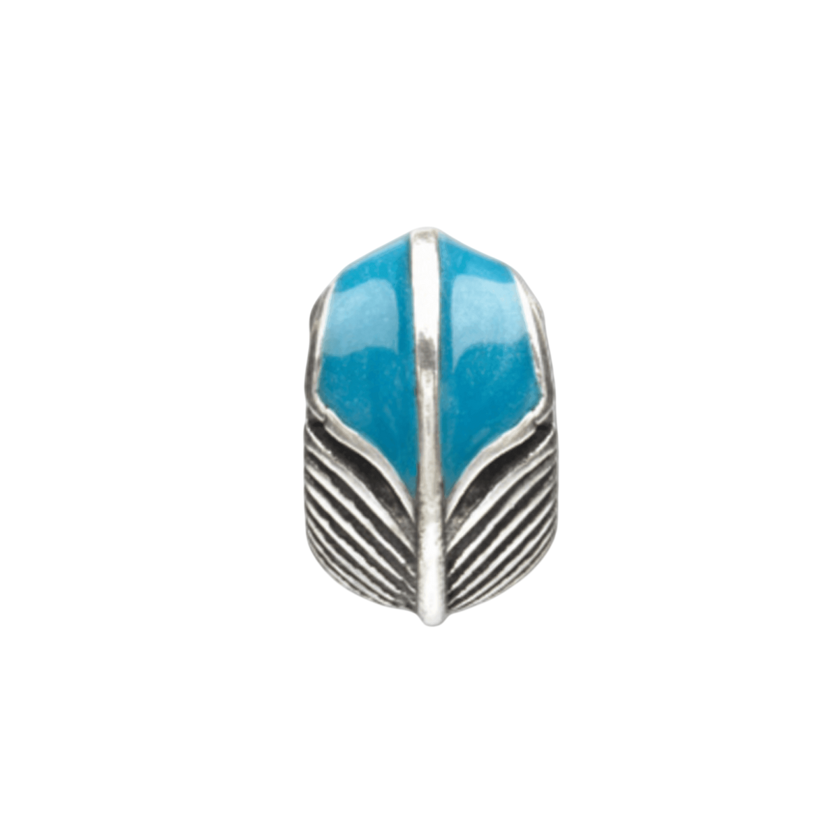 Native Feather Bead Charm