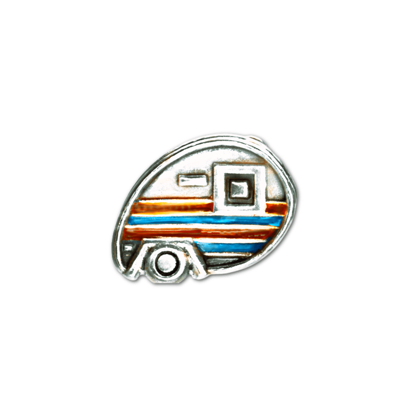 Going Places Tear Drop Camper Bead Charm