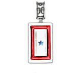 Blue Star Flag Charm