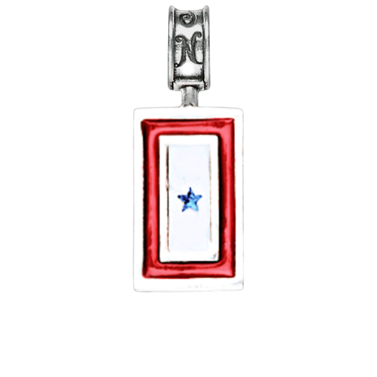 Blue Star Flag Charm