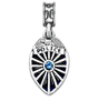 Military Jewelry, Military Charms, Military Gifts, Thin Blue Line Jewelry, Police Badge Charm, Back the Blue Jewelry