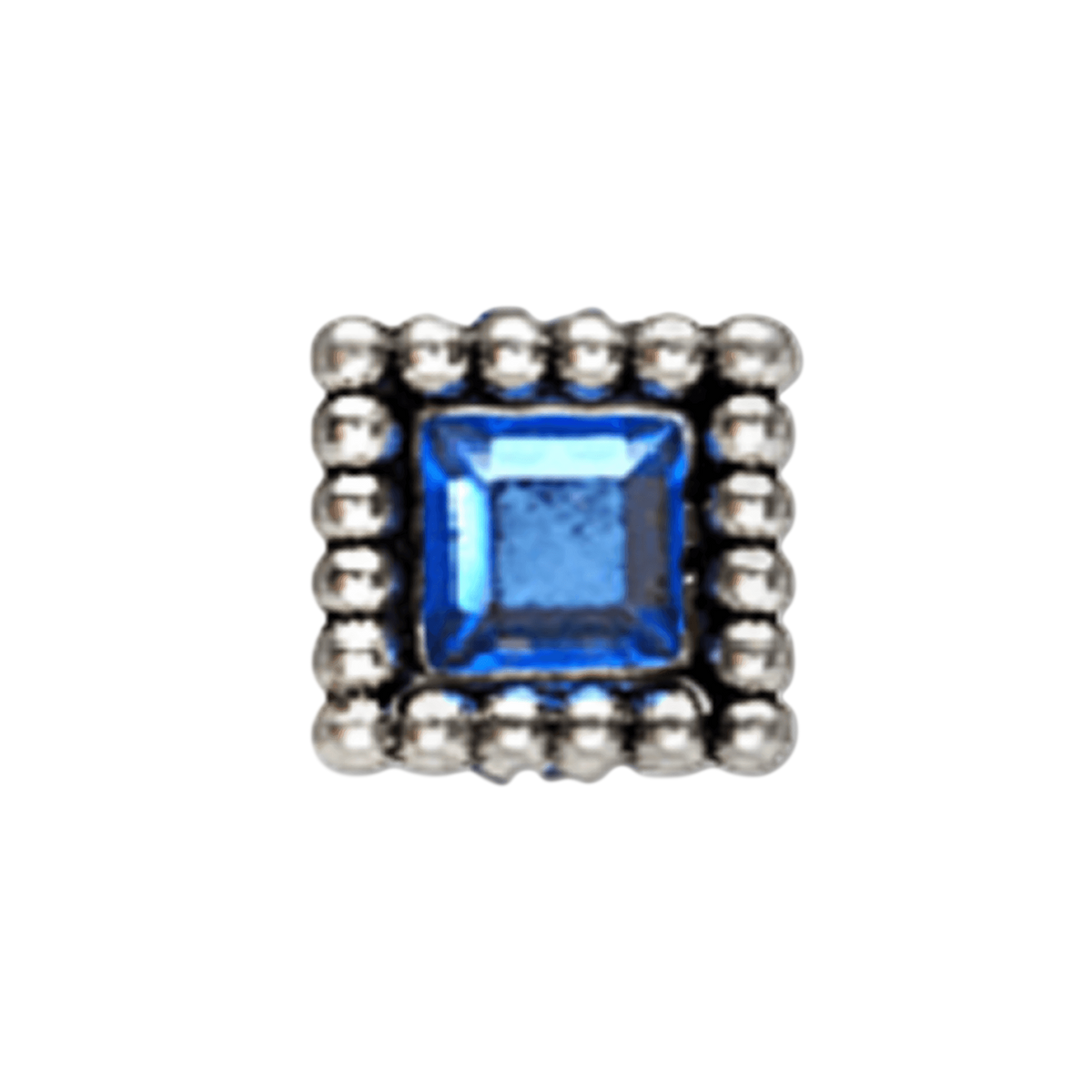 Tis the Season Blue Bead Charm