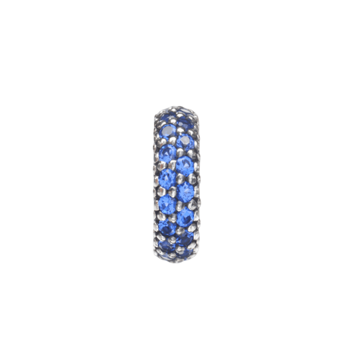 Blue Pave Bead Charm