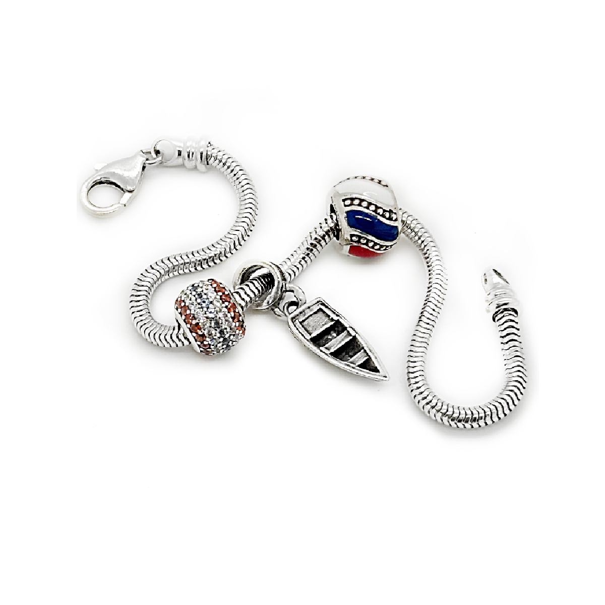 USCG Cape May Row Boat Charm