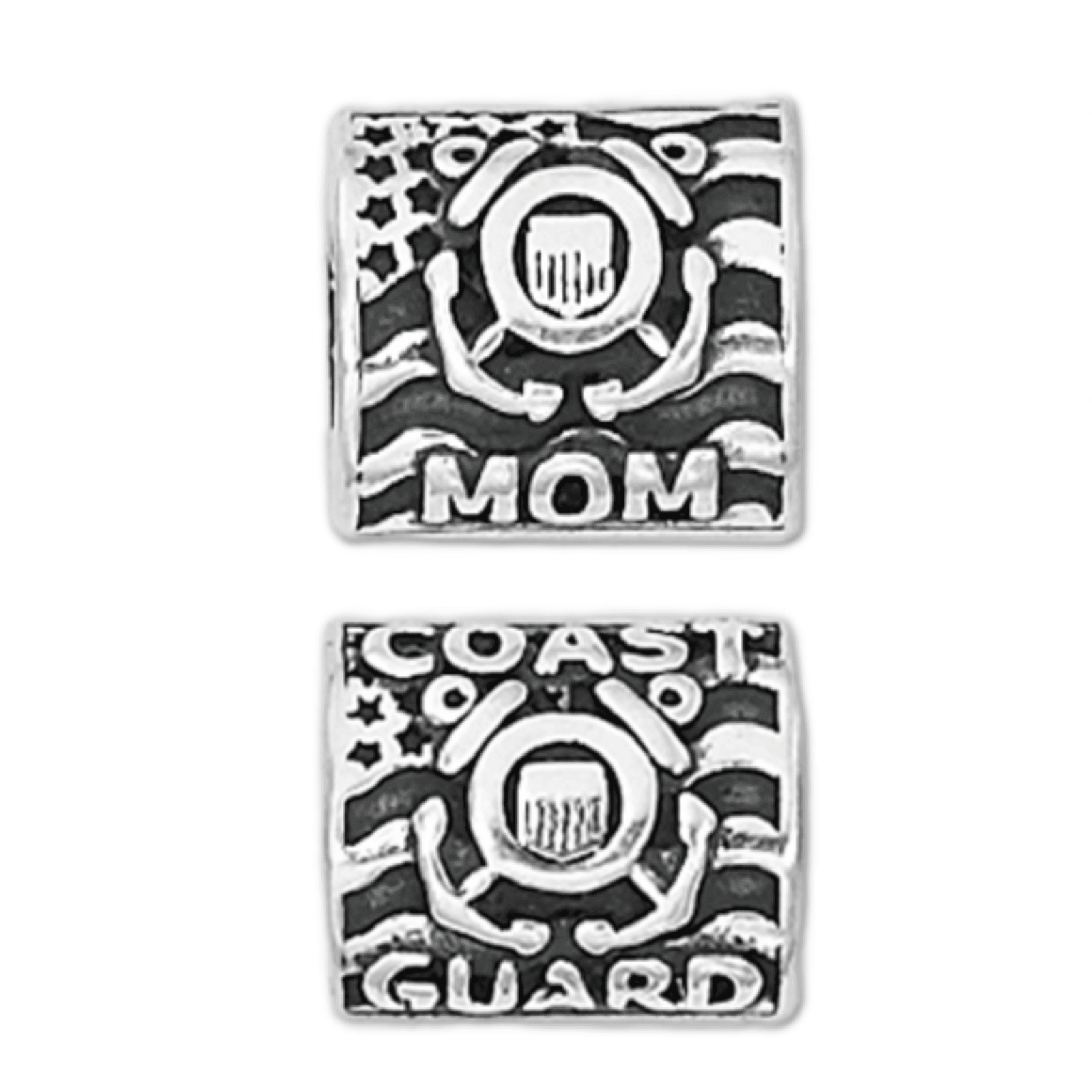 Proud Coast Guard Mom Bead Charm