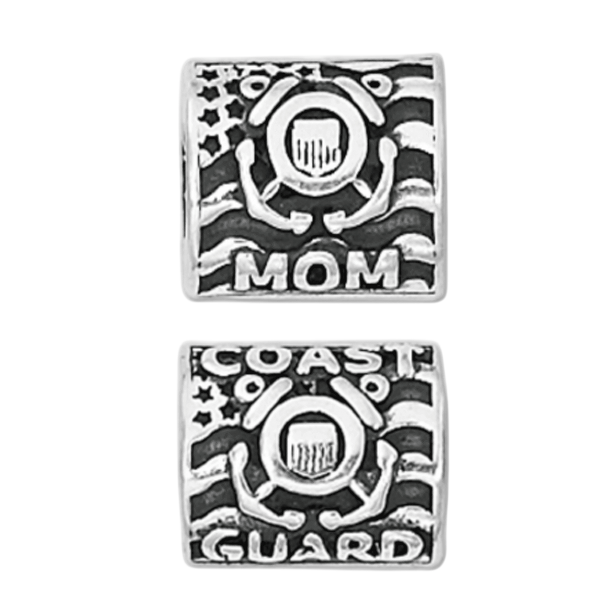 Proud Coast Guard Mom Bead Charm