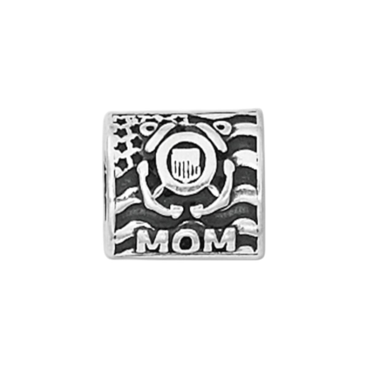 Proud Coast Guard Mom Bead Charm