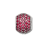 Jewelry, Military Gift Red Pave Bead
