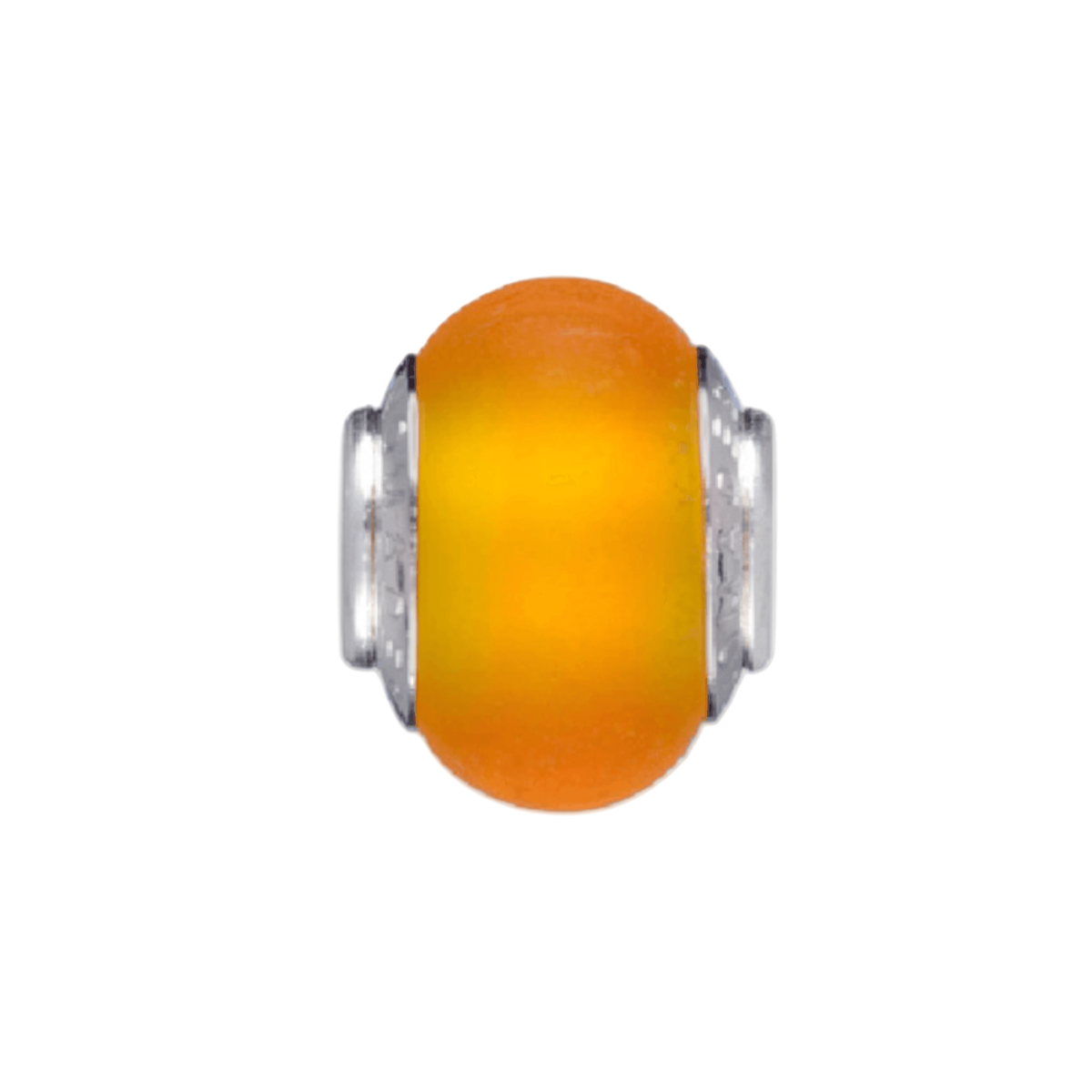 Orange Glass Bead Charm