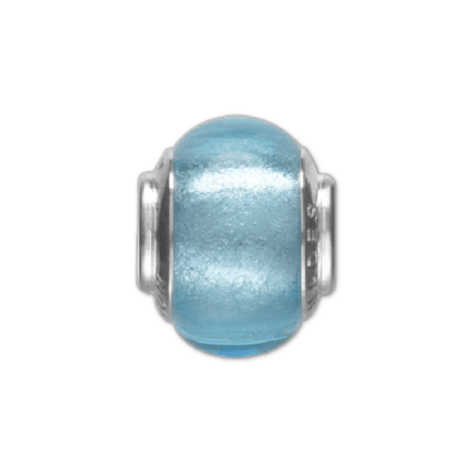 Arctic Ice Glass Bead Charm