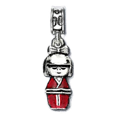 Okinawa, Japan- Kokeshi Doll Charm