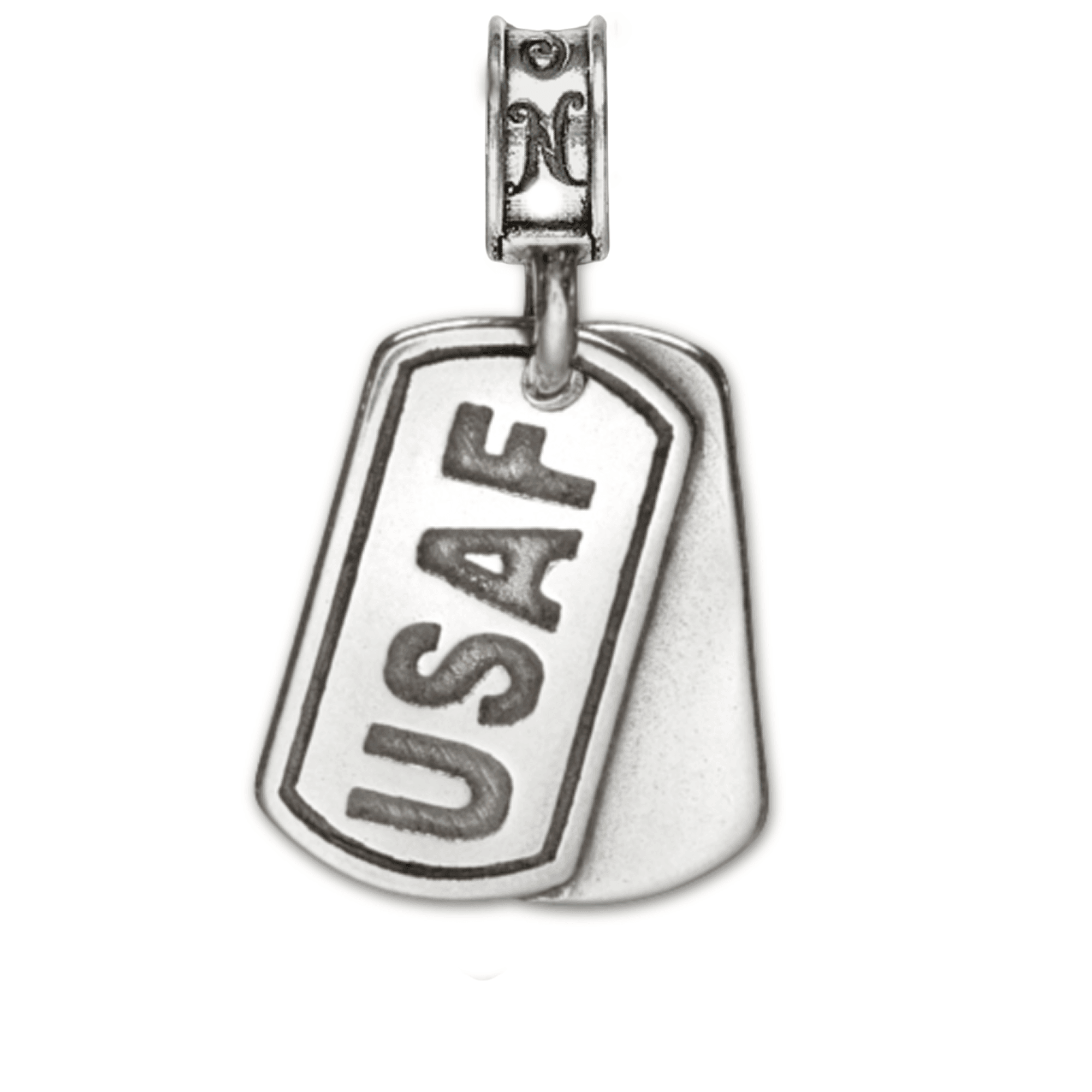 Air Force Dog Tag Charm- Pendant – Nomadés Collection