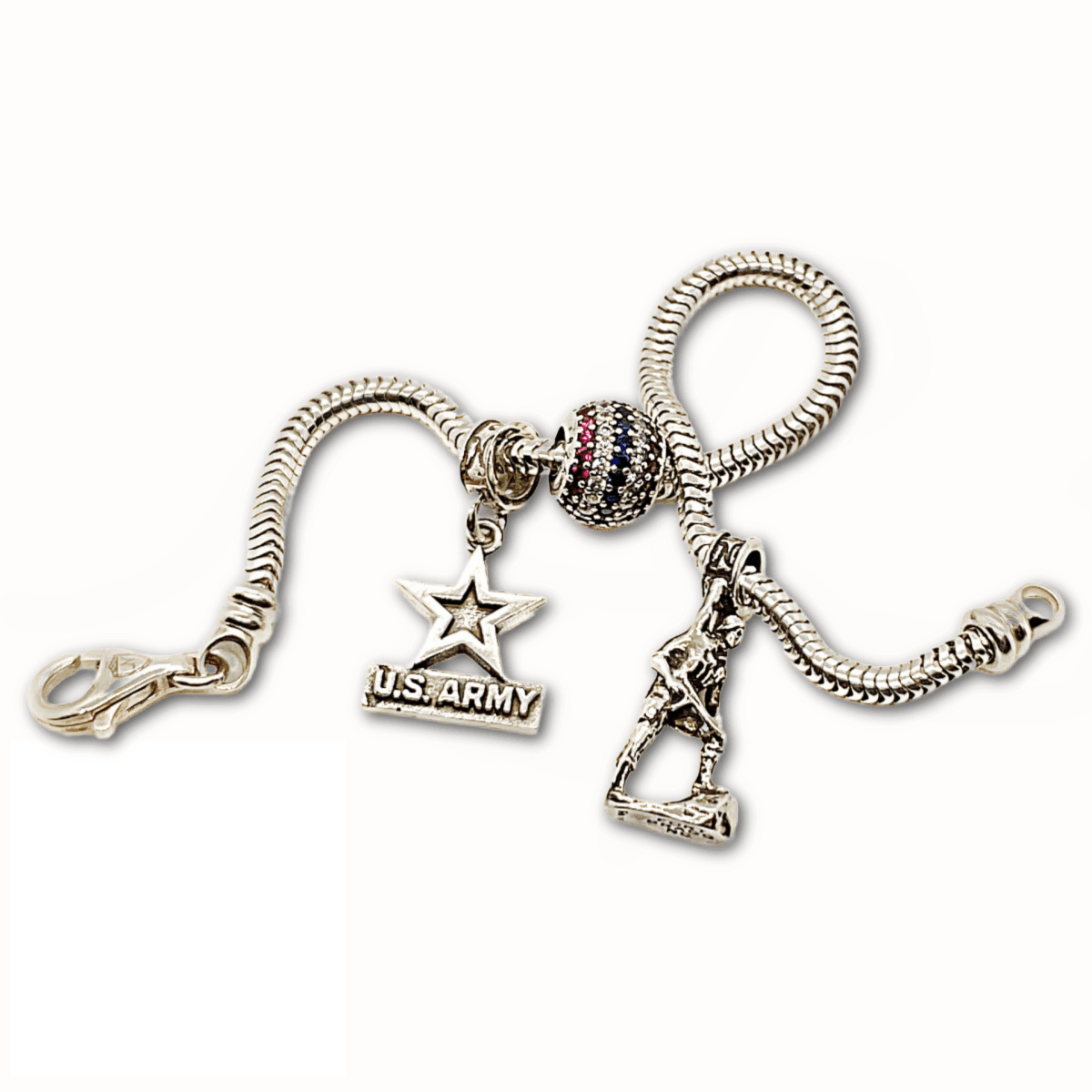 Fort Bragg Iron Mike Charm