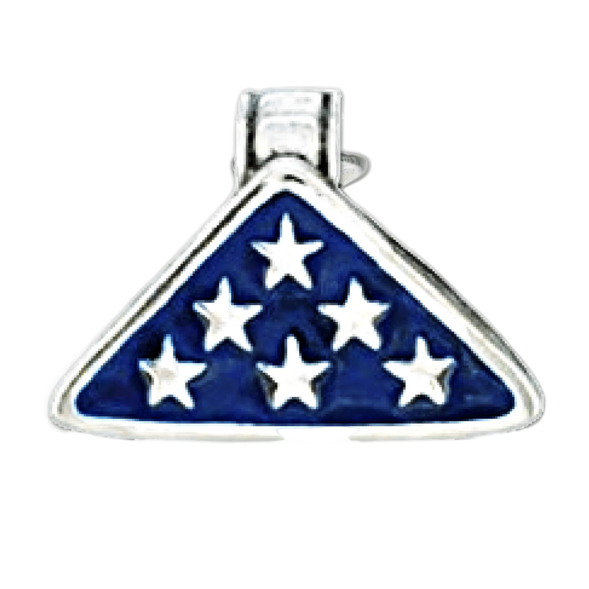 In Honor of (Folded Flag) Bead Charm