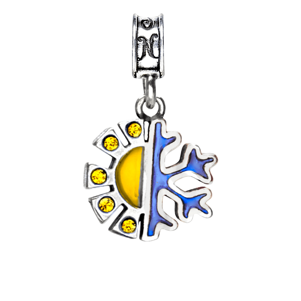 Grand Forks AFB Sunflake Charm