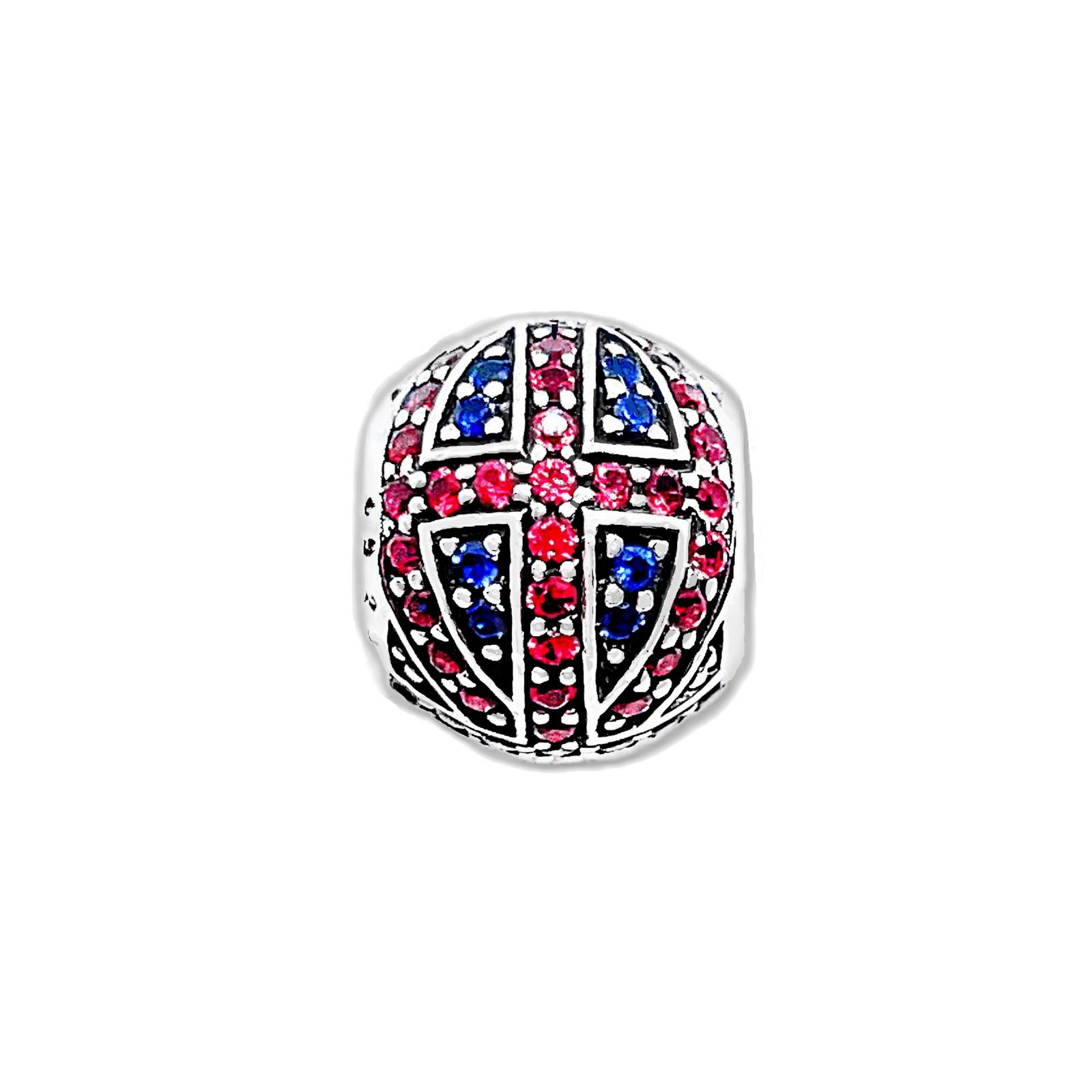 Union Jack Flag Bead Charm