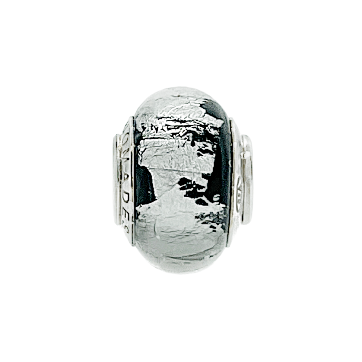 Marbled Glass Bead Charm