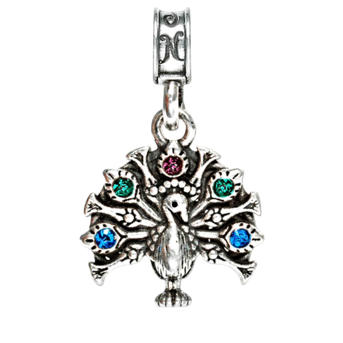 NPS Monterey Peacock Charm