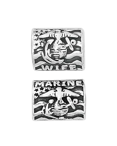 Proud Marine Corps Wife Bead Charm