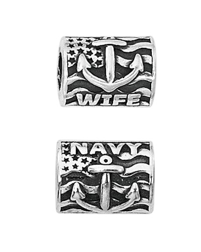 Proud Navy Wife Bead Charm