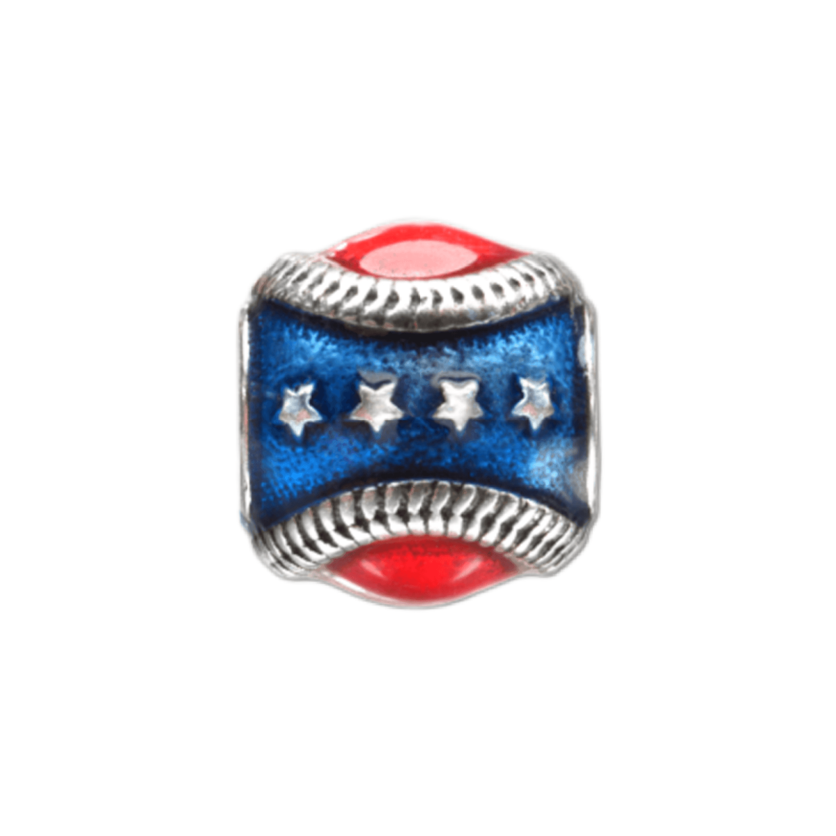 Nat'l Pastime Baseball Bead Charm