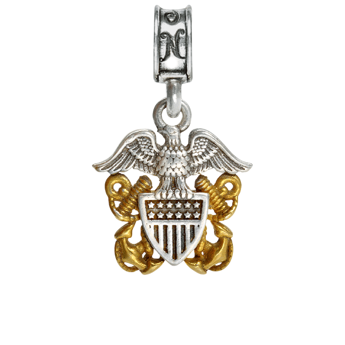 Navy Officer Crest Charm