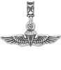 Military Jewelry, Military Charms, Navy, USN, Military Gifts, Navy Parachutist Charm