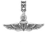 Military Jewelry, Military Charms, Navy, USN, Military Gifts, Navy Parachutist Charm