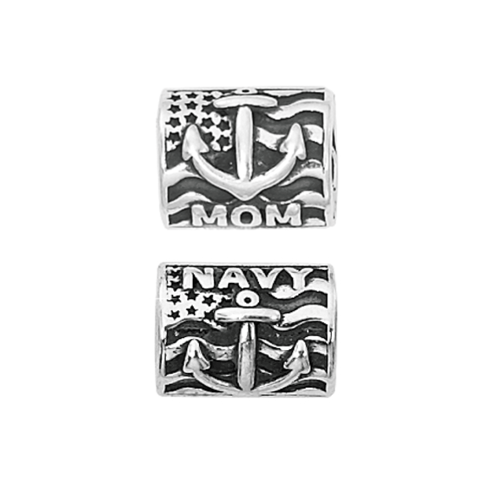 Proud Navy Mom Bead Charm