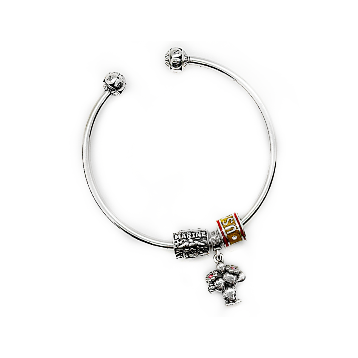 Proud Marine Corps Bead Charm