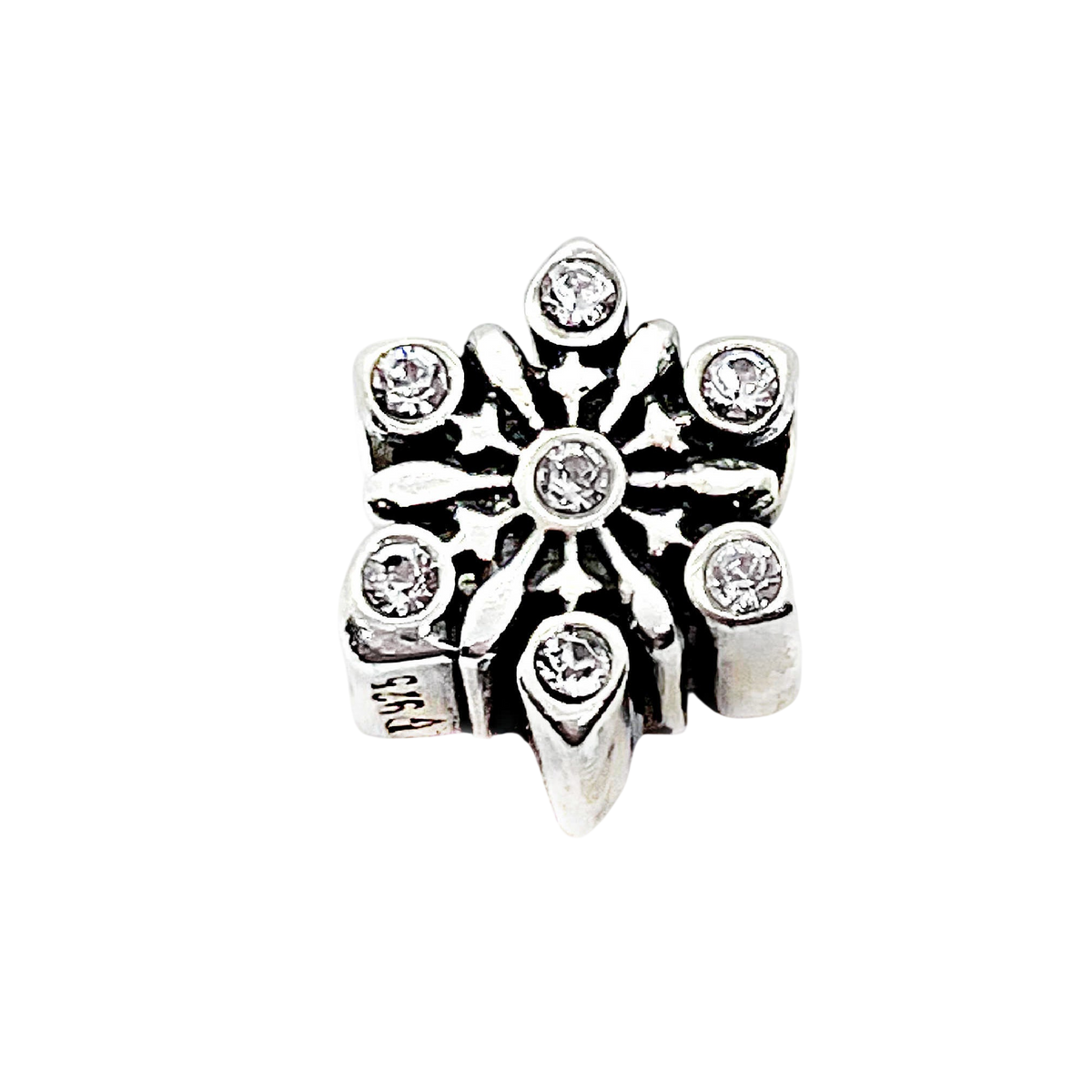 Qanik Clear Snow Bead Charm
