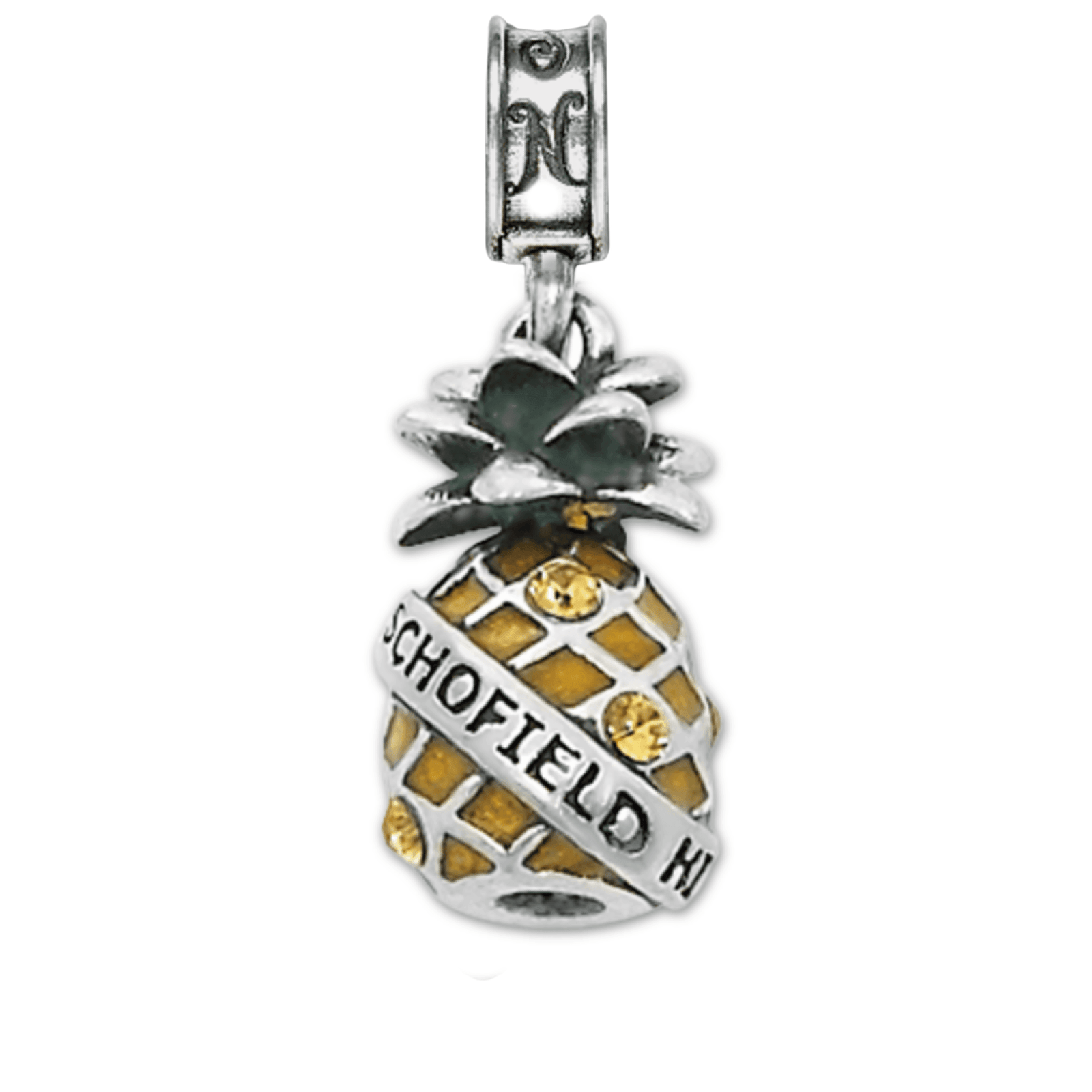 Schofield Barracks Pineapple Charm