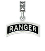 Military Jewelry, Military Charms, United States Army, Military Gifts, Ranger Tab Charm