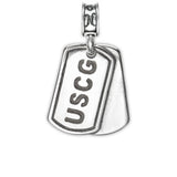 Military Jewelry, Military Charms, Military Gifts, United States Coast Guard, USCG, Coast Guard Dog Tag