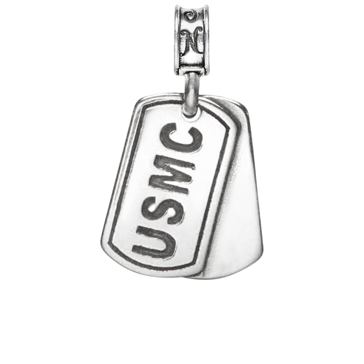 Marine Corps Dog Tag Charm