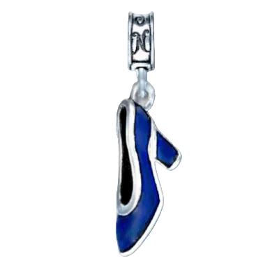Something Blue Shoe Wedding Charm