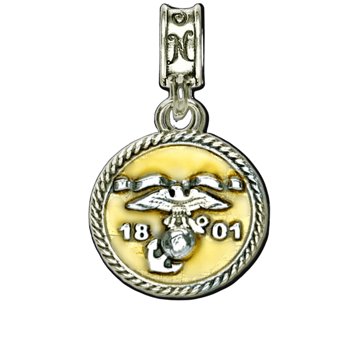 Marine Barracks 8th and I Insignia Charm Gold
