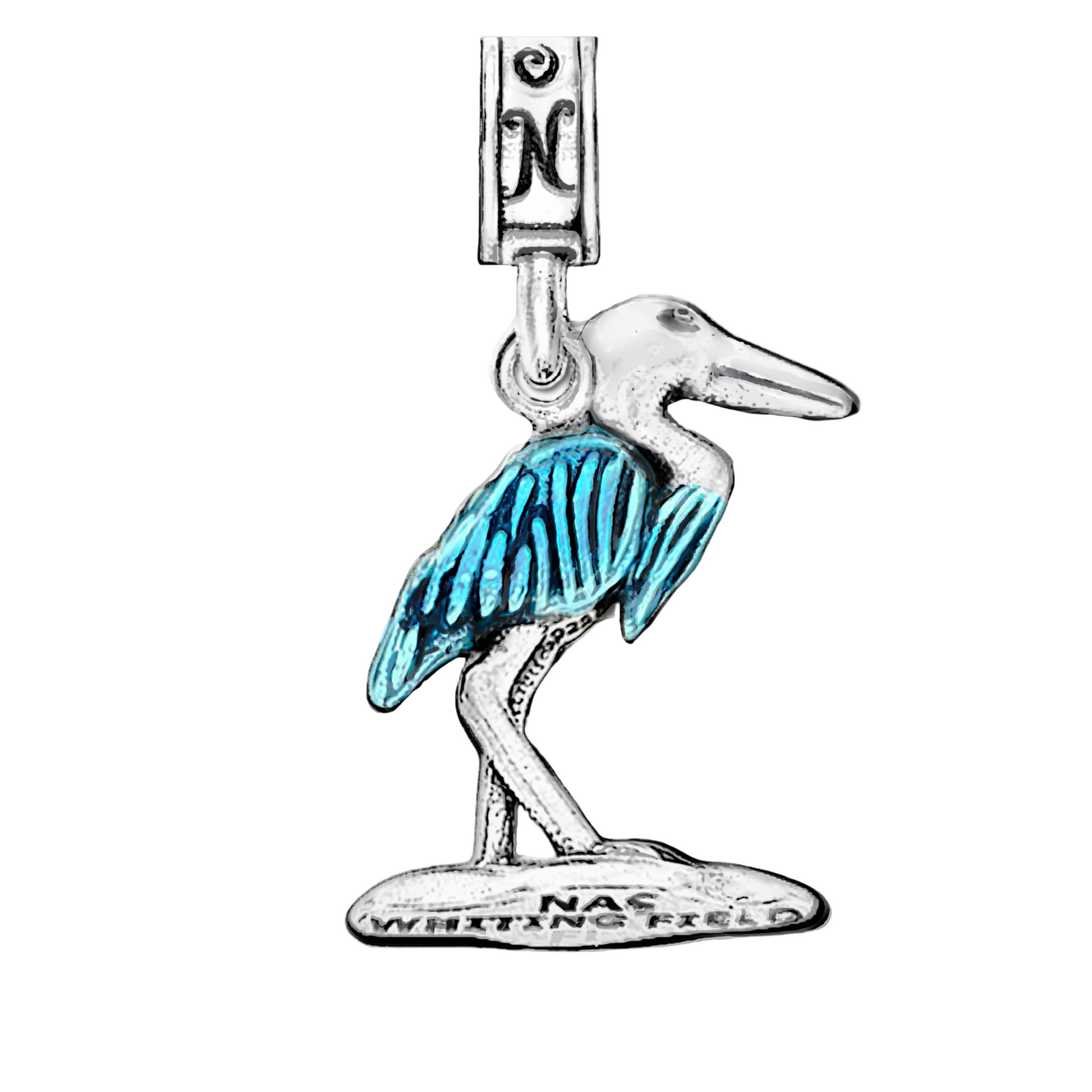 NAS Whiting Field Blue Heron Charm