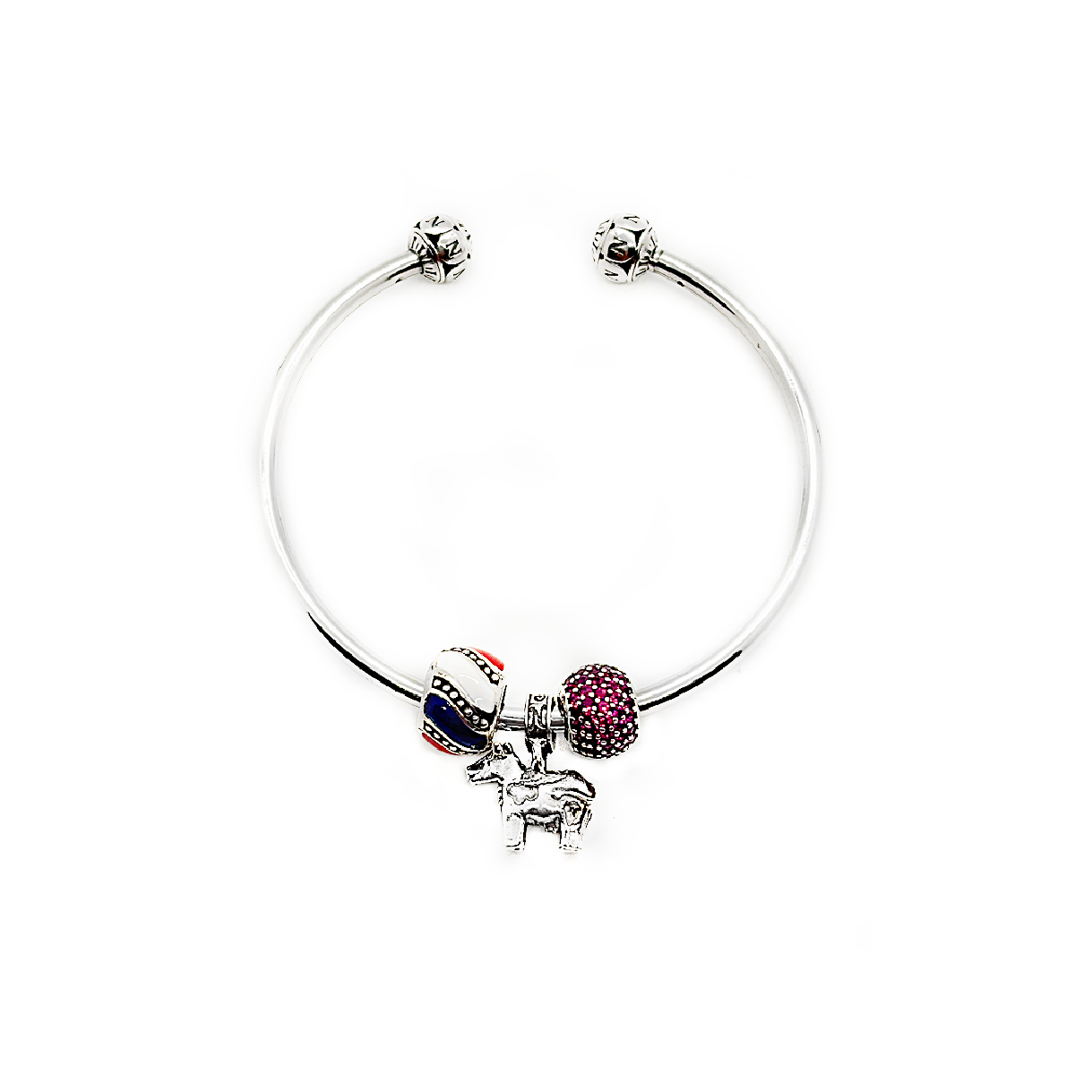 Red Petite Pavé Bead