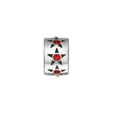 Military Jewelry, Military Charms, Military Gifts, Bright Star Red