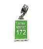 Military Jewelry, Military Charms, Military Gifts, Moving Place Tag Green