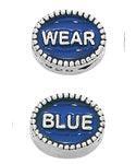 Beaded Spacer - Wear Blue