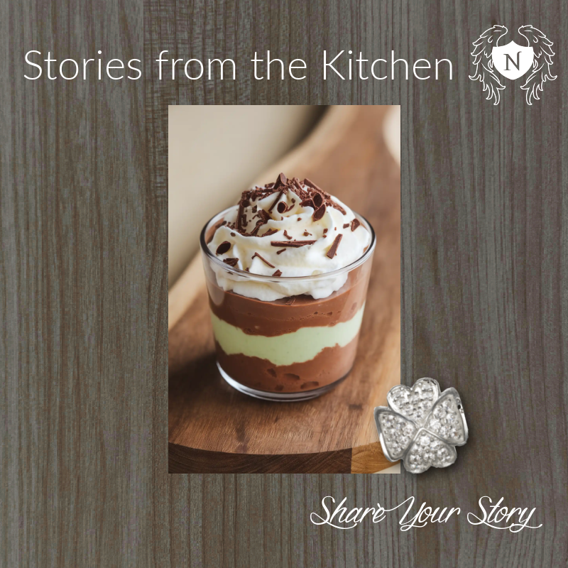 Shamrock Pudding Cups