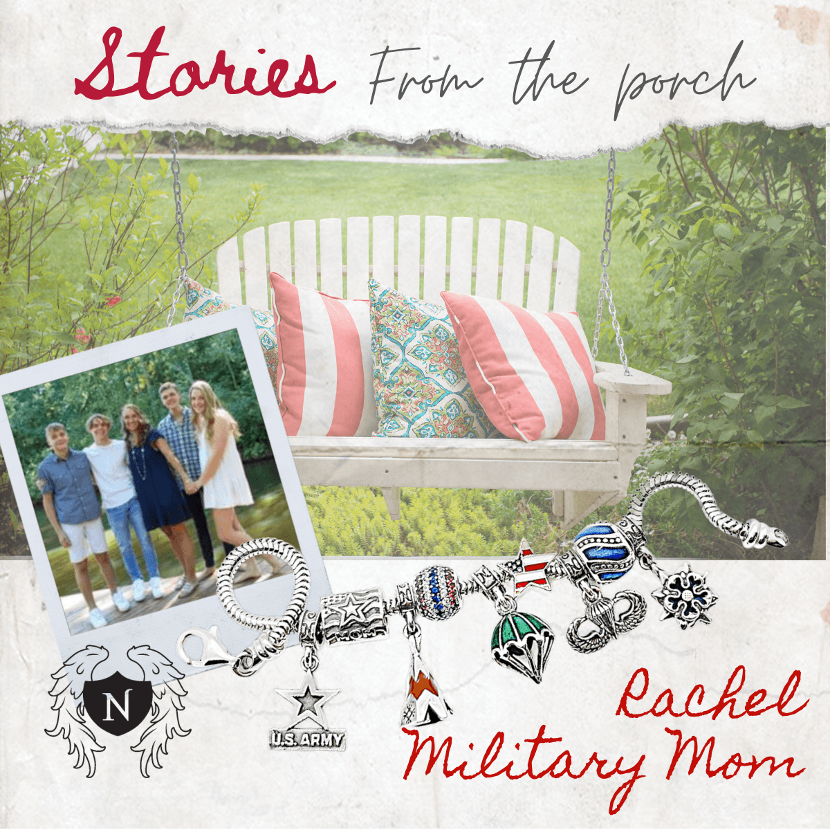 A Military Mom’s Story From The Porch - Nomadés Collection