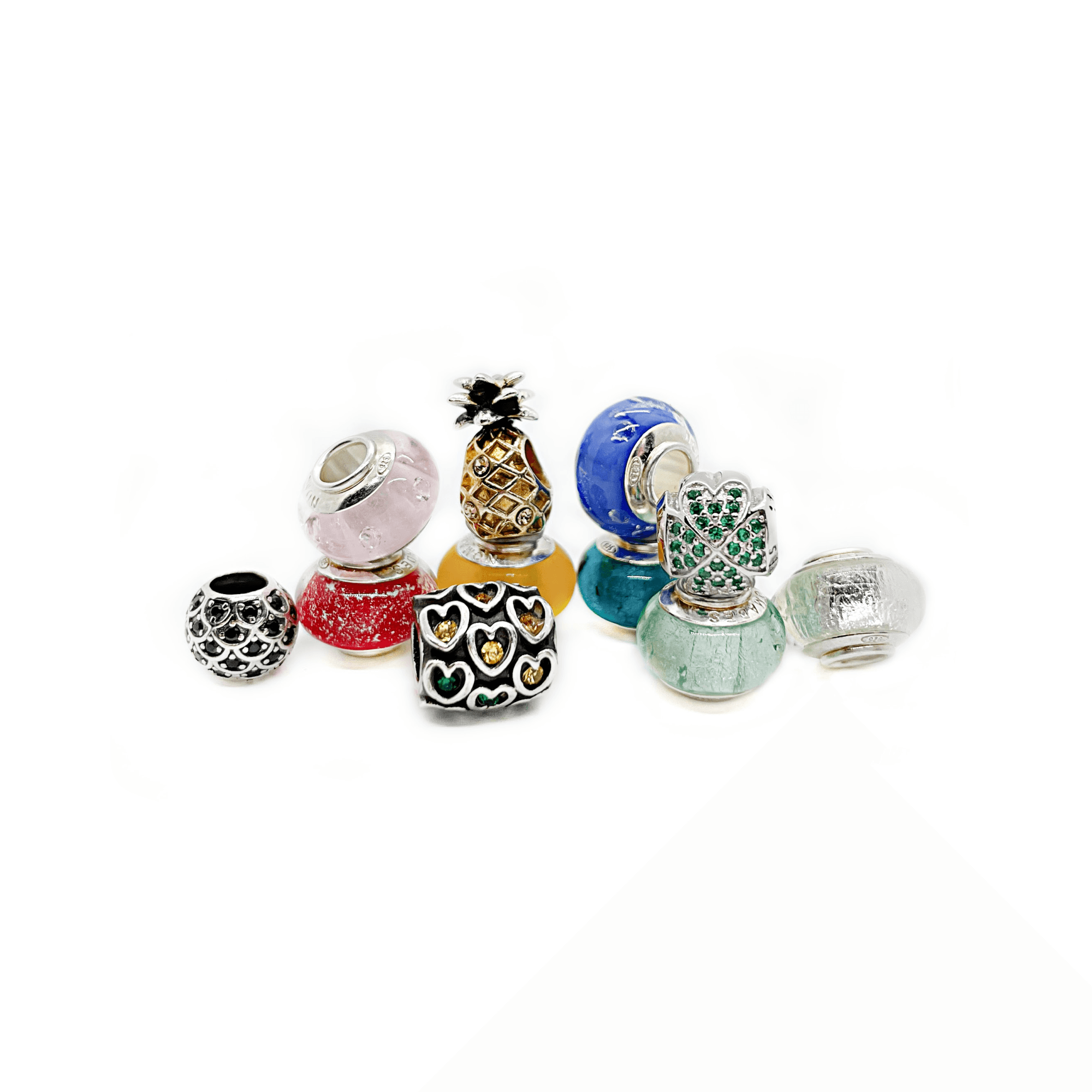 Colorful  Charm Beads and Spacers