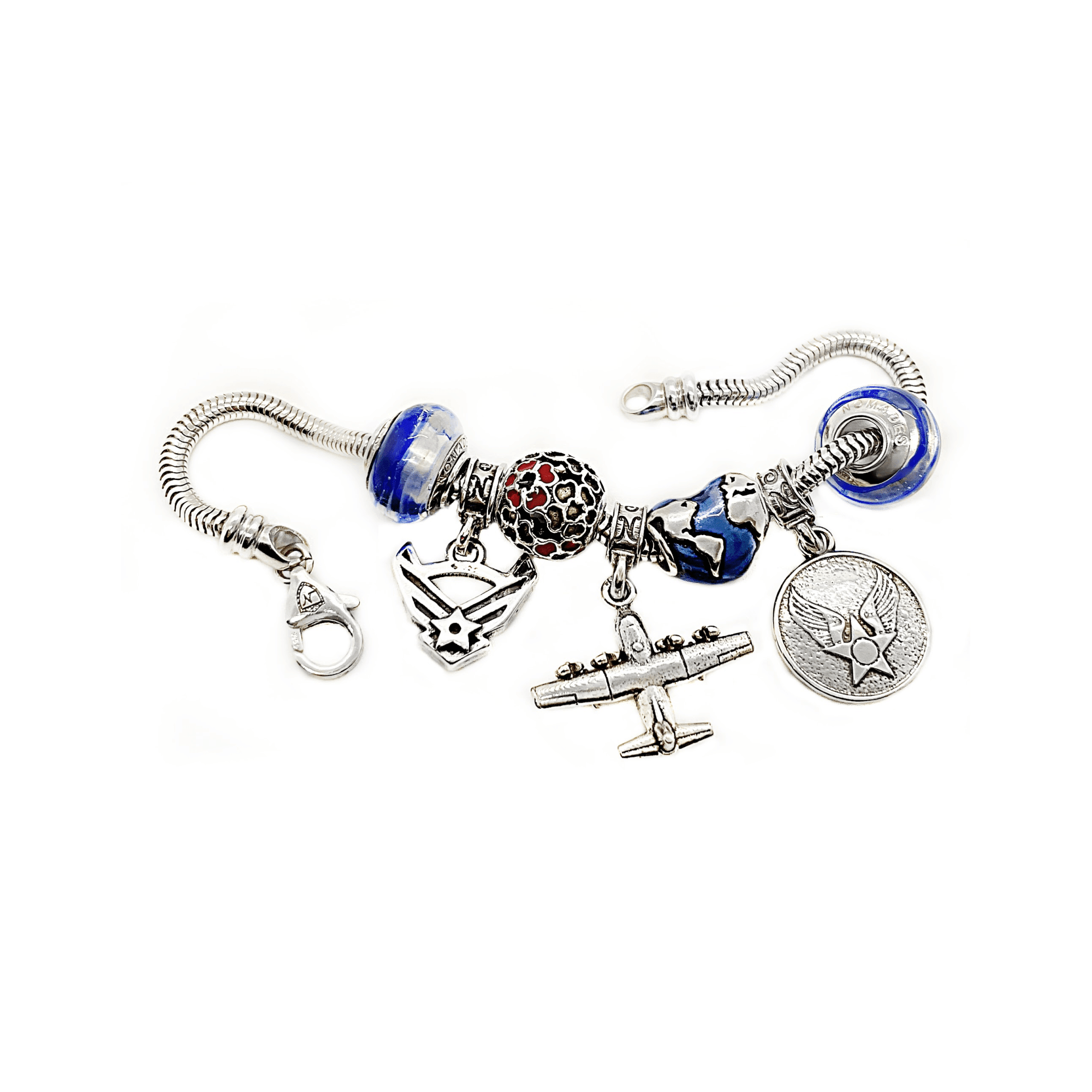 Air Force Service and Professional Dangle Charm Collection - Nomadés Collection
