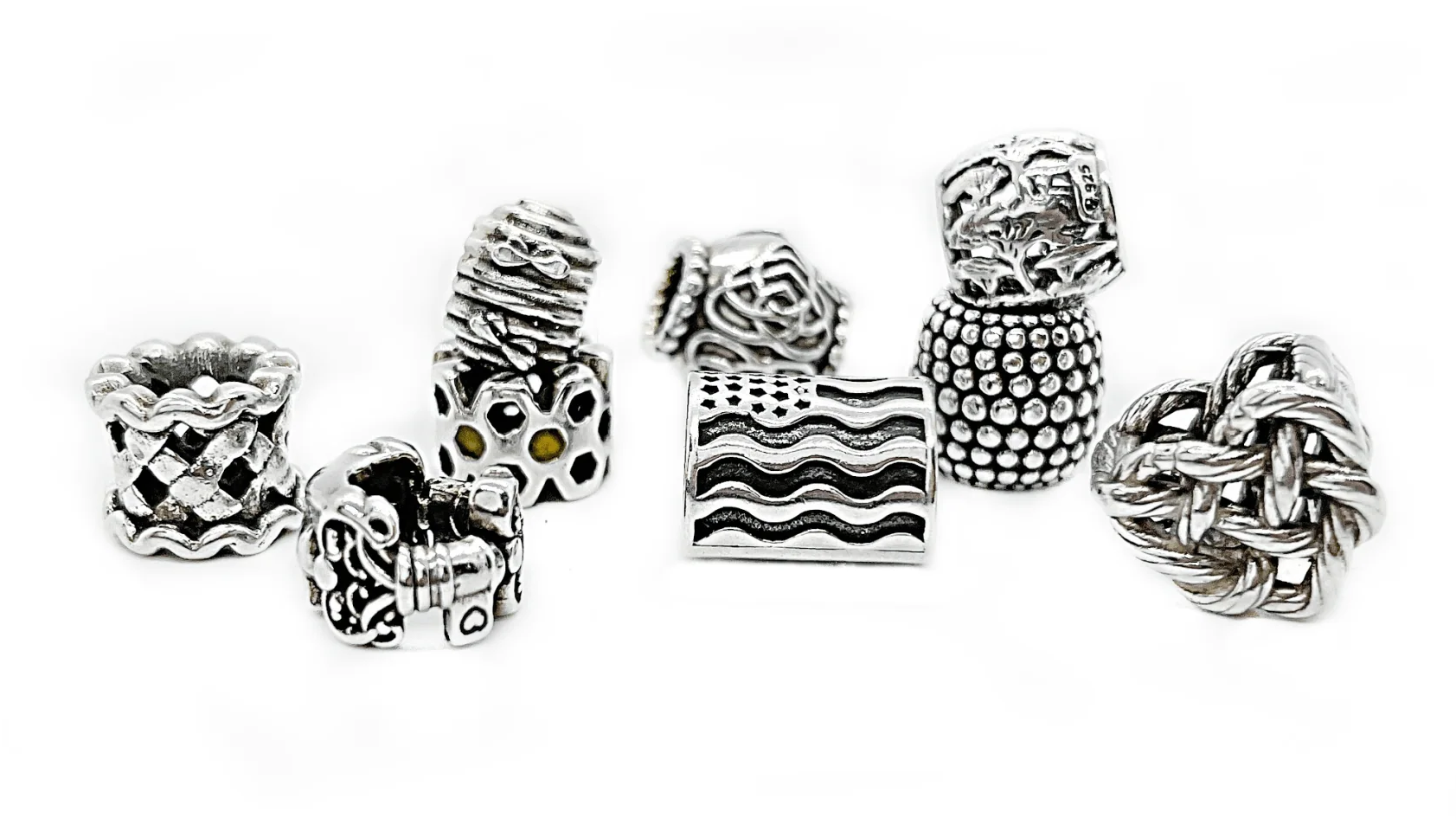 .925 Sterling Silver Bead and Spacer Collection